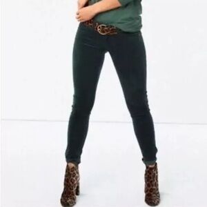 Cabi Skinny Corduroy Pants in Fir Green - Size12 - EUC